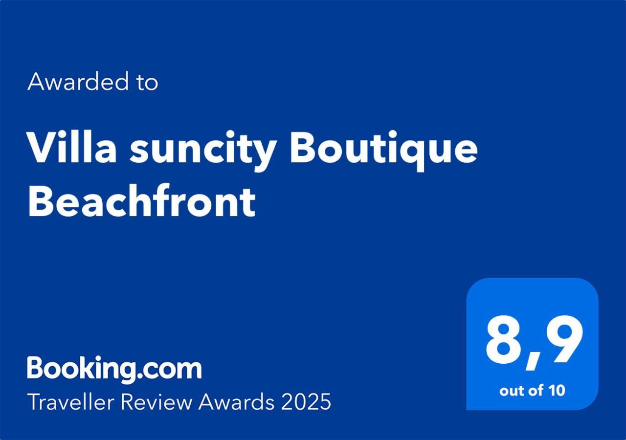 Villa Suncity Boutique Beachfront Ajía Nápa Kültér fotó
